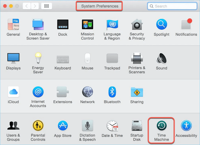 system preferences