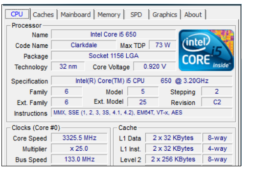 use cpu-z tool for processor upgradation