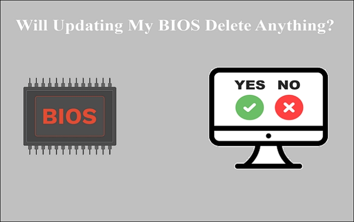 will the BIOS update delete files