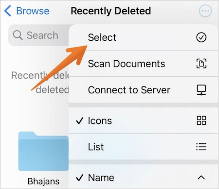 recover deleted audio files on iPhone