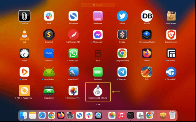 macOS 14 Sonoma installer