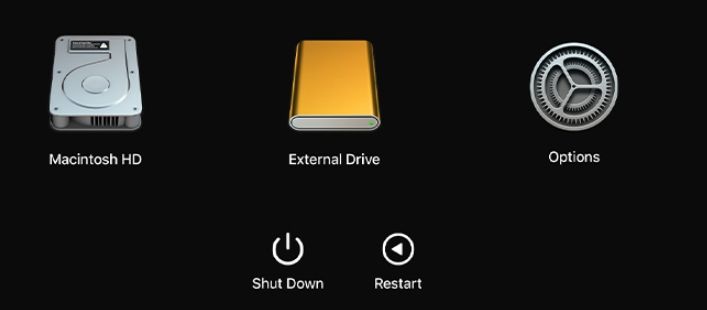 Select Bootable Drive for macOS