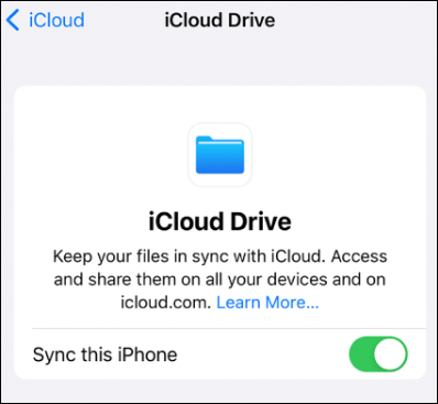 sync this iPhone