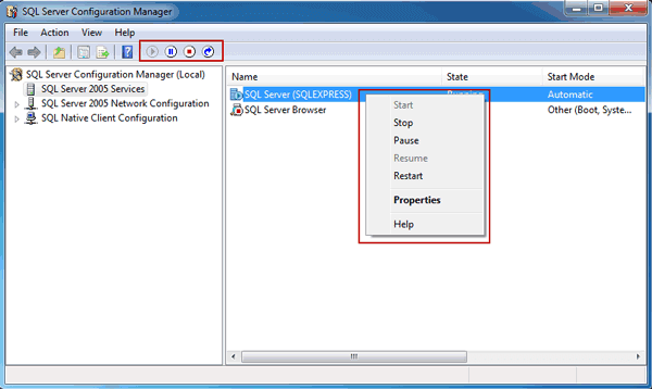 restart sql server service to fix database is in use problem