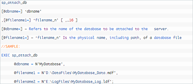 Fix SQL 5123 error with T-SQL