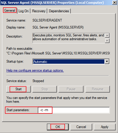 how to restore SQL server master database