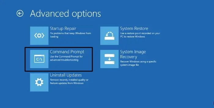 access command prompt