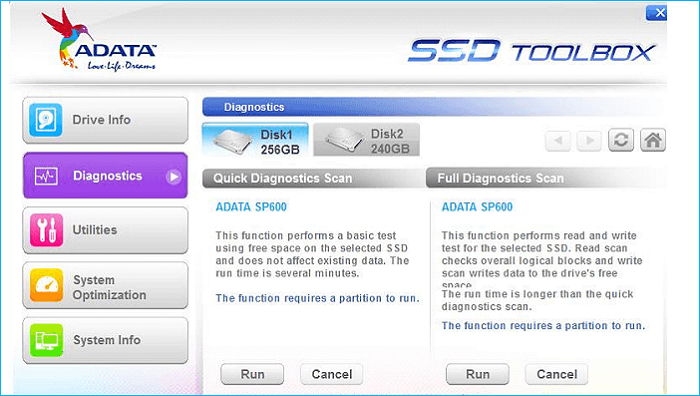 adata ssd toolbox