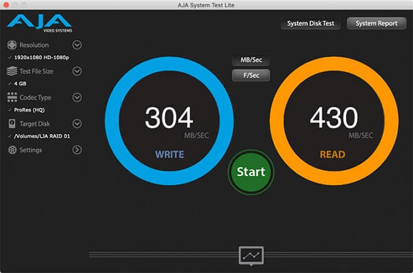 aja system test