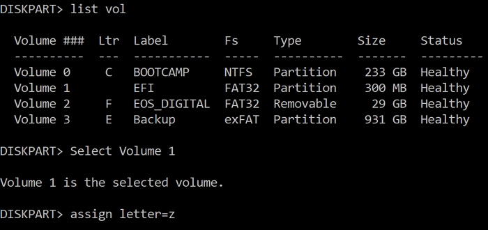 assign-letter-to-efi-partition