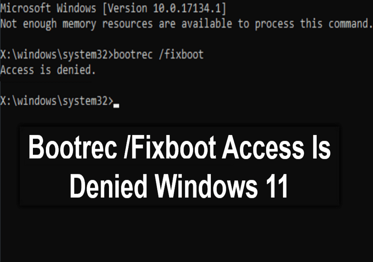 bootrec-fixboot-access-is-denied-windows-11