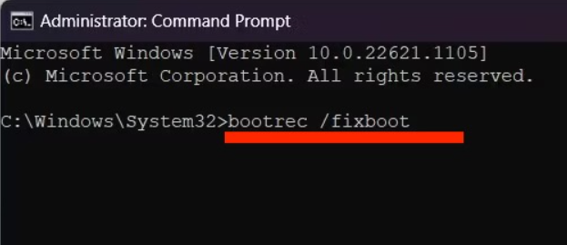 boot commands