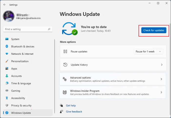 check-for-update-windows-11