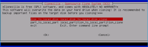 disk to loacal disk