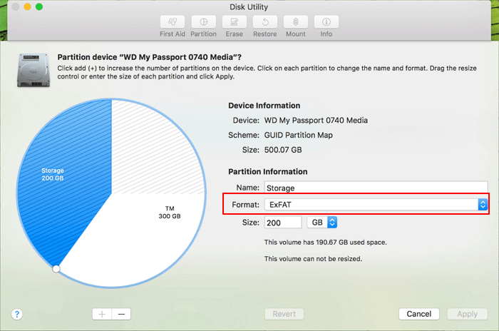 create partition on external hard drive to make it work on Mac and PC