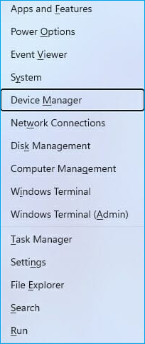 device manager