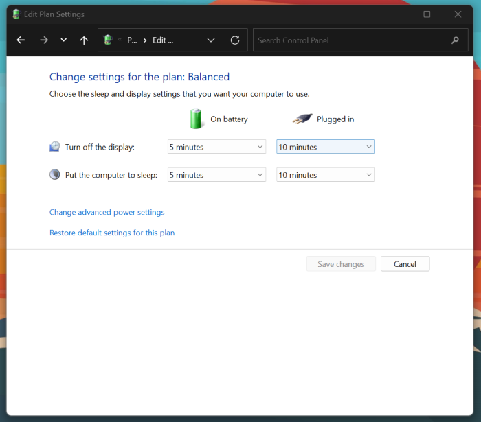 disable usb selective pause setting