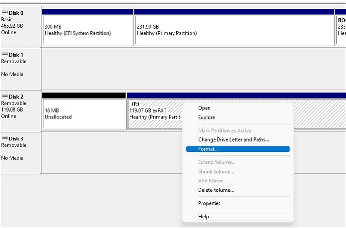 Disk Partition Format