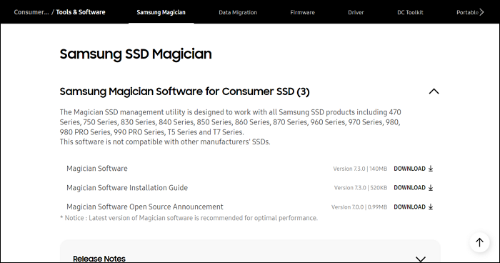 download samsung magician