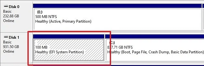 Image of EFI Partition