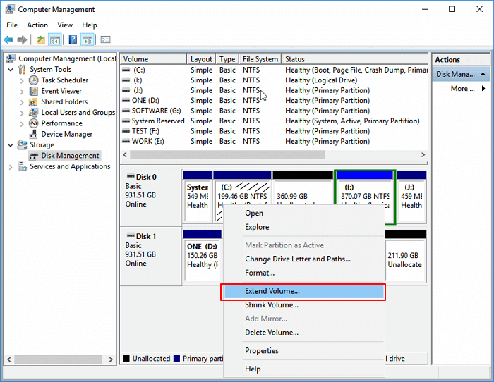 disk management