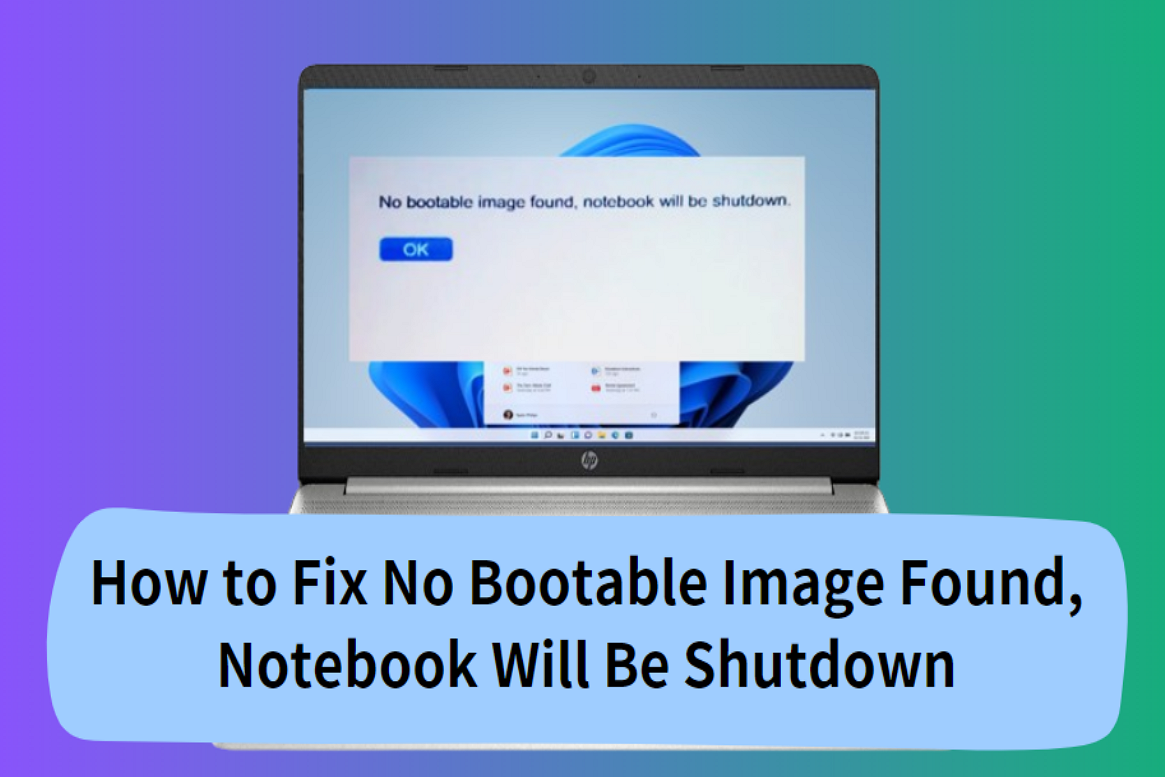 no bootable image found