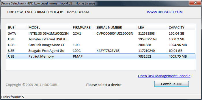 Image of HDD LLF