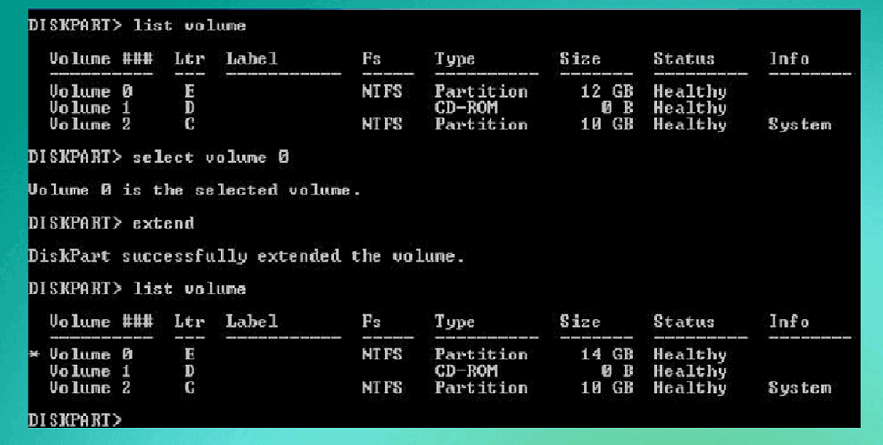 how-to-extend-partition-using-diskpart