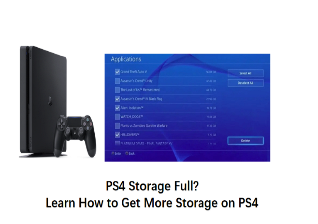 get more storage ps4