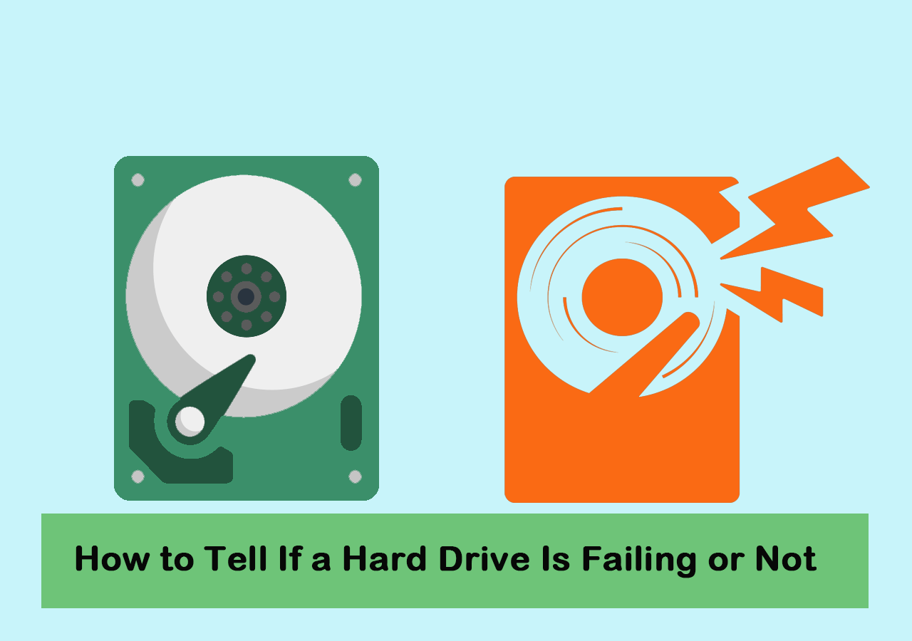 failing hard drive features