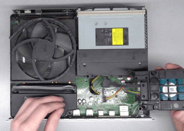 insert the new hard drive or ssd