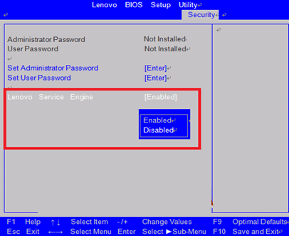 lenovo service engine