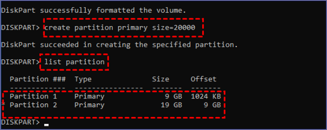 list partition