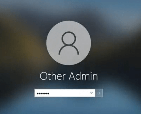 sign in other accounts to reset password