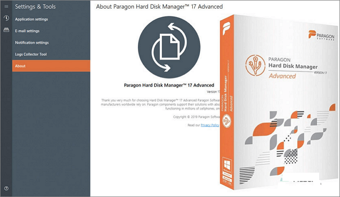 Image of Paragon Hard Disk Manager