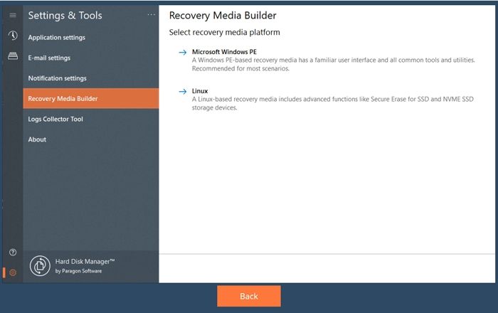 Paragon Hard Disk Manager