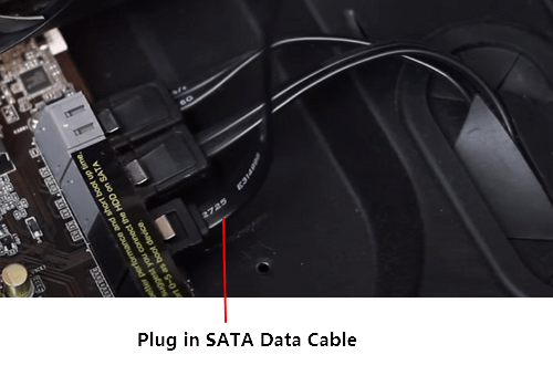 plug in sata data cable