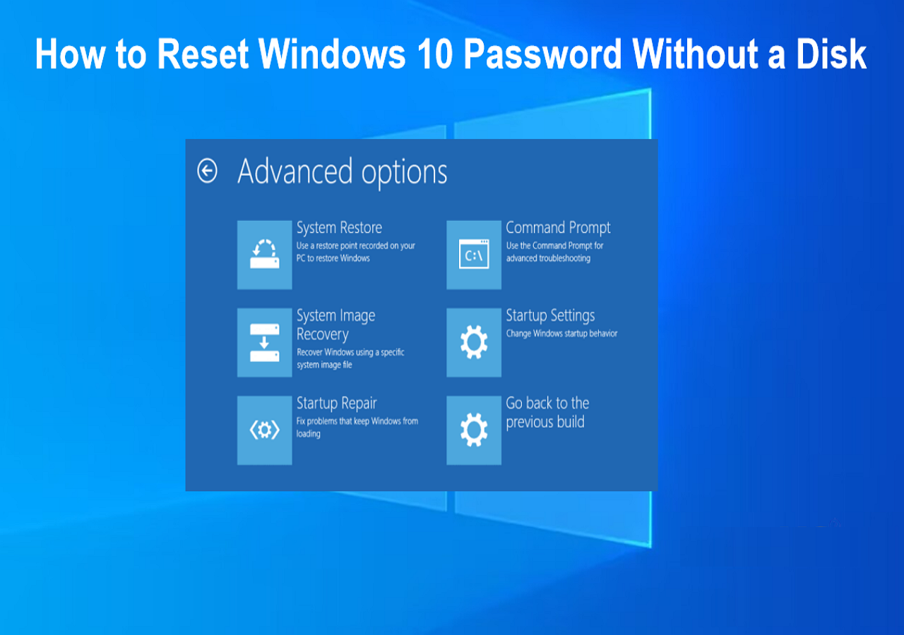 reset Windows password without a disk