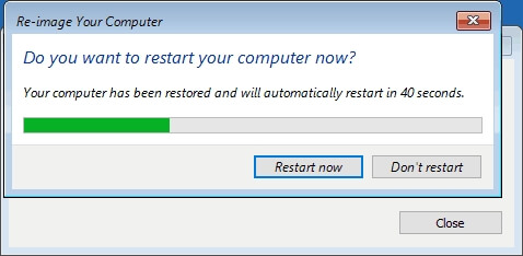 restore Windows image