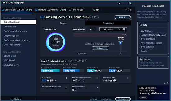 samsung drive dashbord