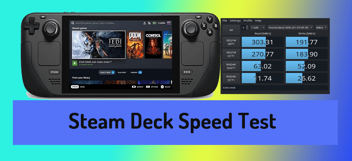 Test Steam Deck Speed