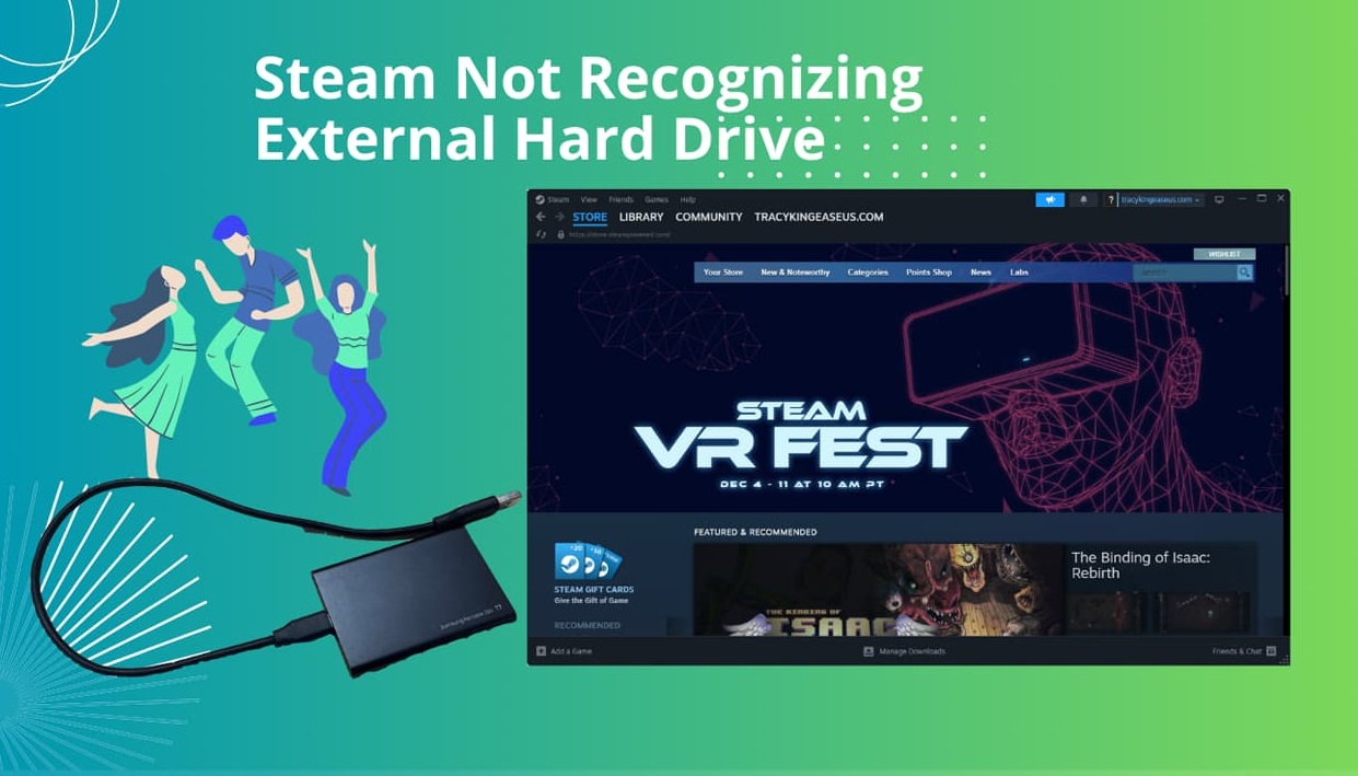 Steam Not Recognizing External Hard Drive Cover