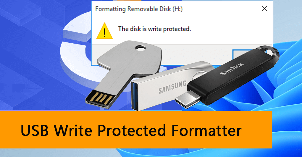 USB Write protected formatter theme