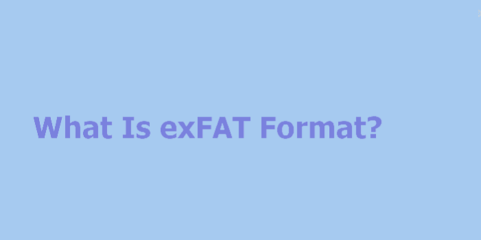 what-is-exfat-format