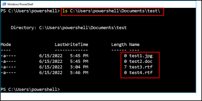 remove file path with cmdlet