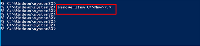 delete files and folders with PowerShell