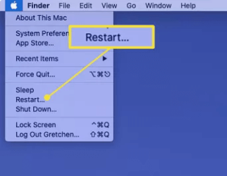 restart Mac