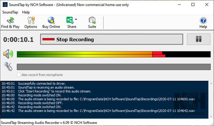 SoundTap Streaming Audio Recoder
