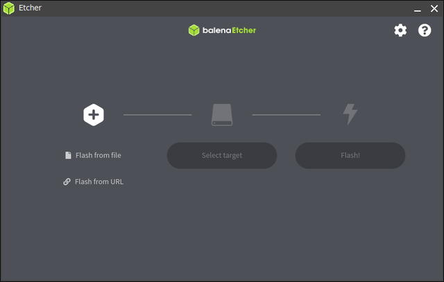 Etcher interface