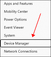 open device manager